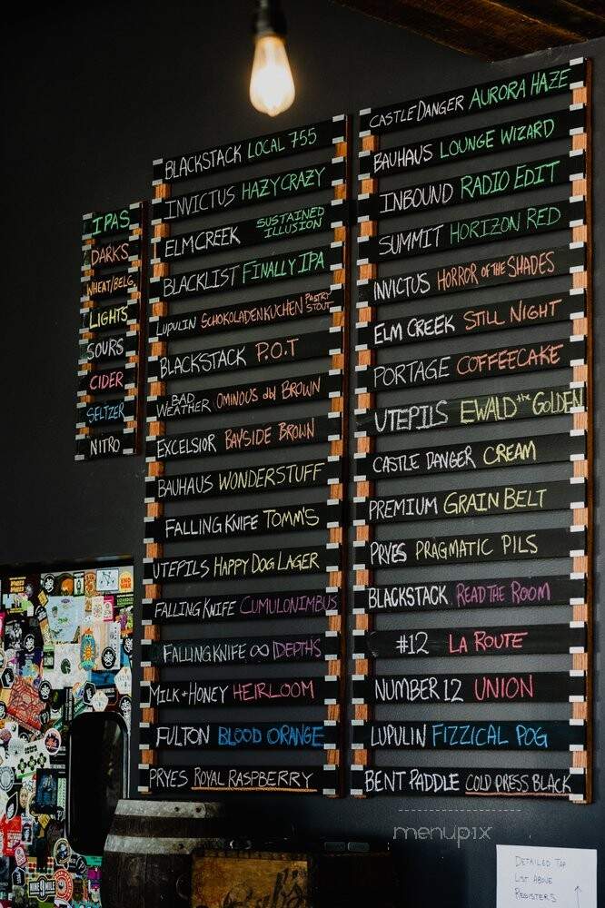 Fire & Nice Ale House - Minneapolis, MN menu_pic