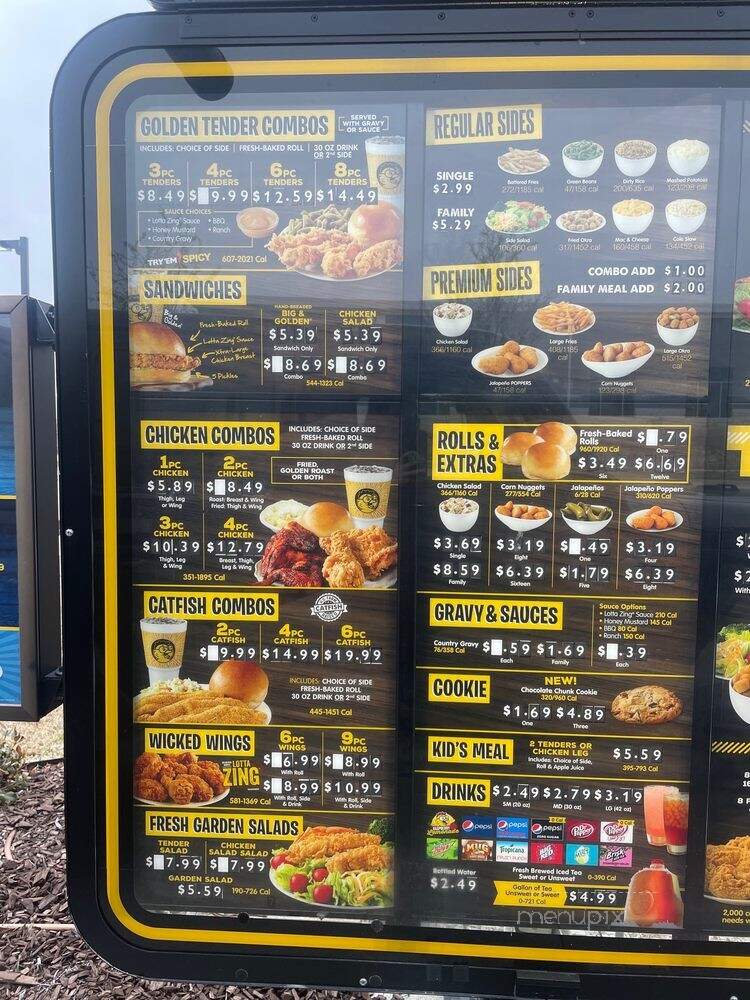 Golden Chick - Allen, TX menu_pic