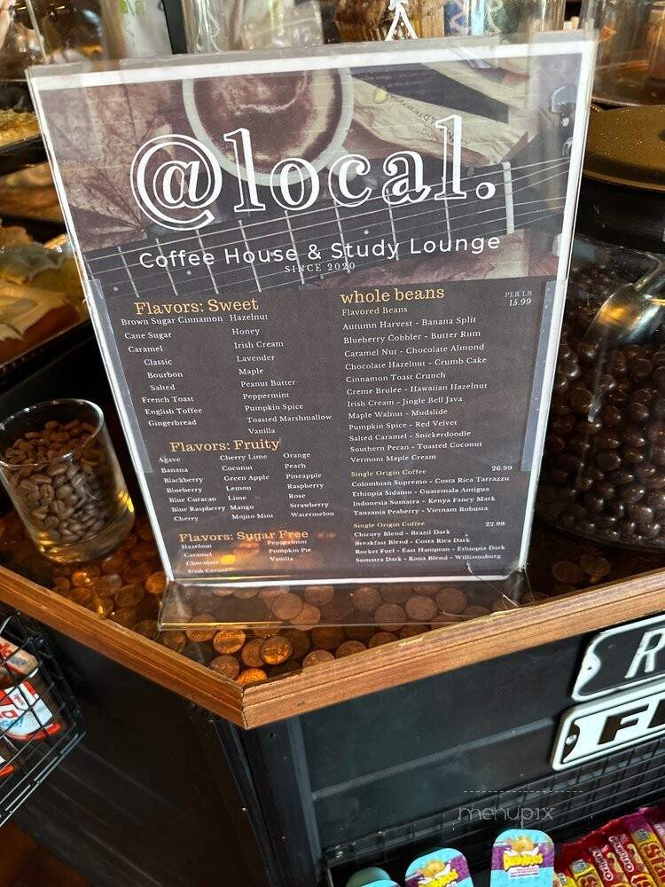 Local Coffee House and Study Lounge - Covington, GA menu_pic