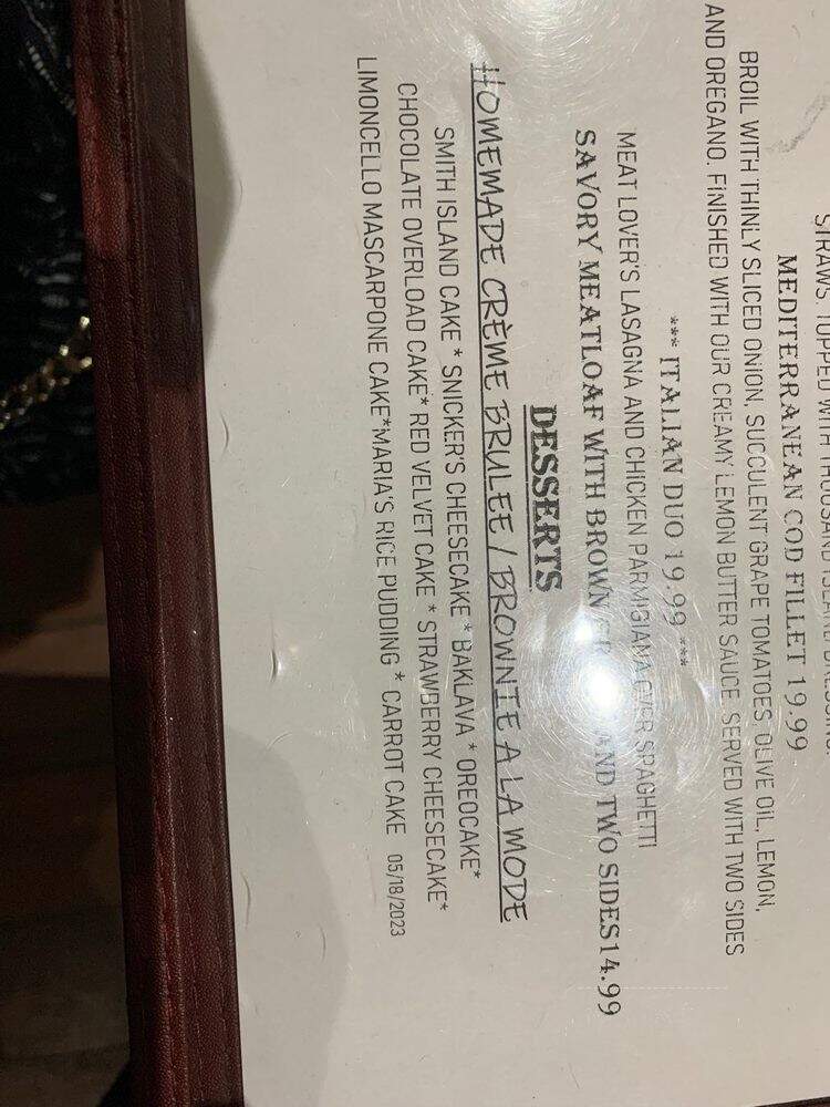 Maria's - Reisterstown, MD menu_pic