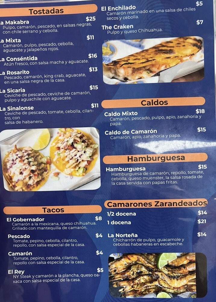 Mariscos El Submarino - Jackson Heights, NY menu_pic