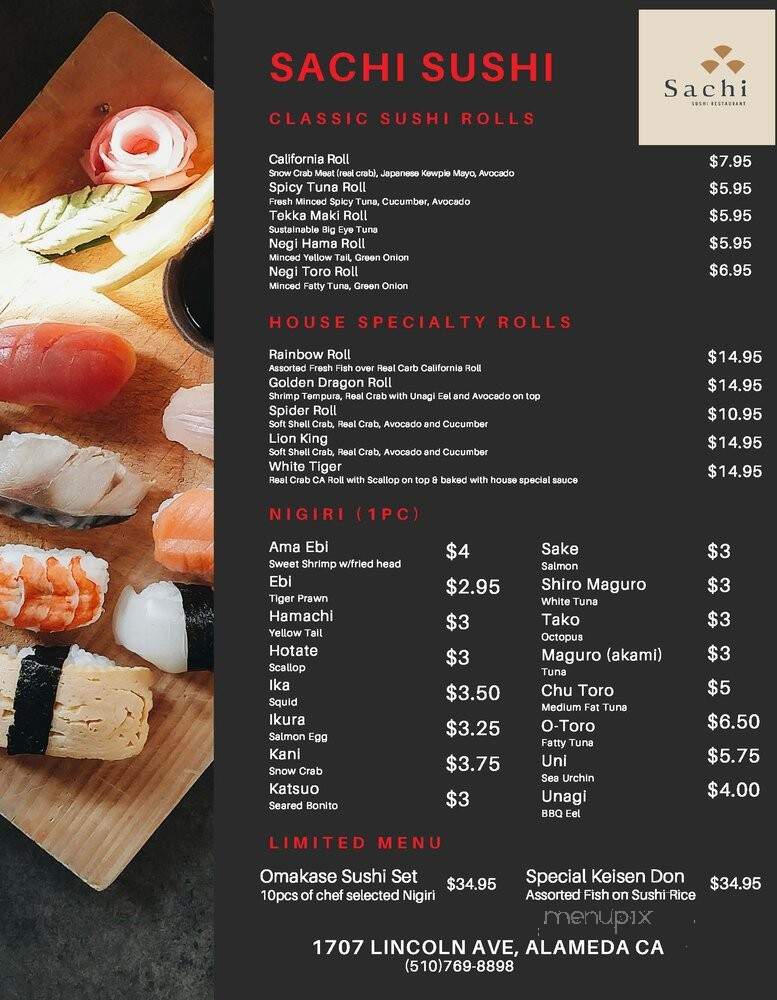 Sachi Sushi - Alameda, CA