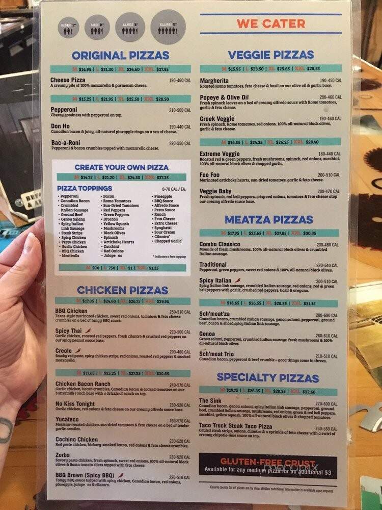Schmizza Pub & Grub - Portland, OR menu_pic