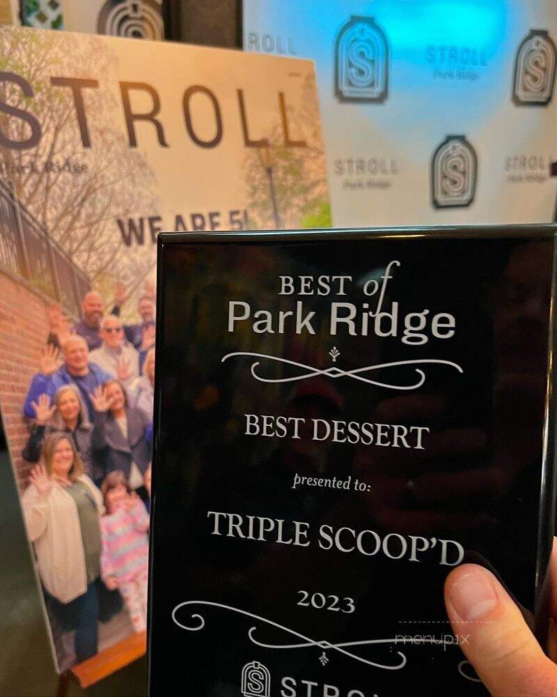 Triple Scoop'd Ice Cream Shop - Park Ridge, IL menu_pic