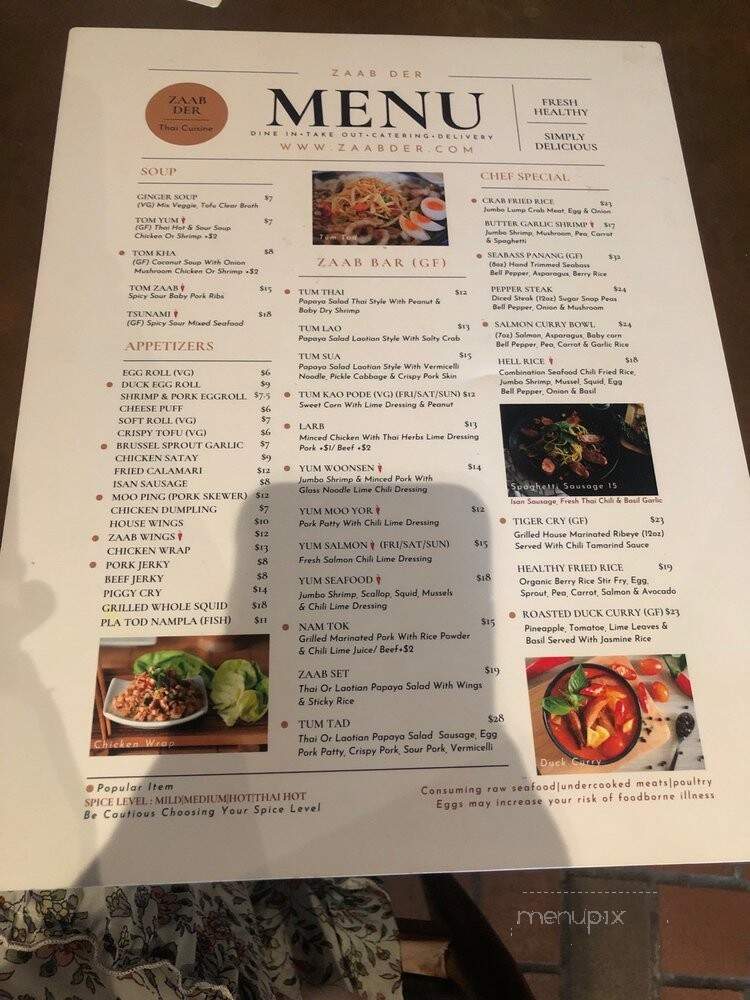 Zaab Der Thai Cuisine - Houston, TX