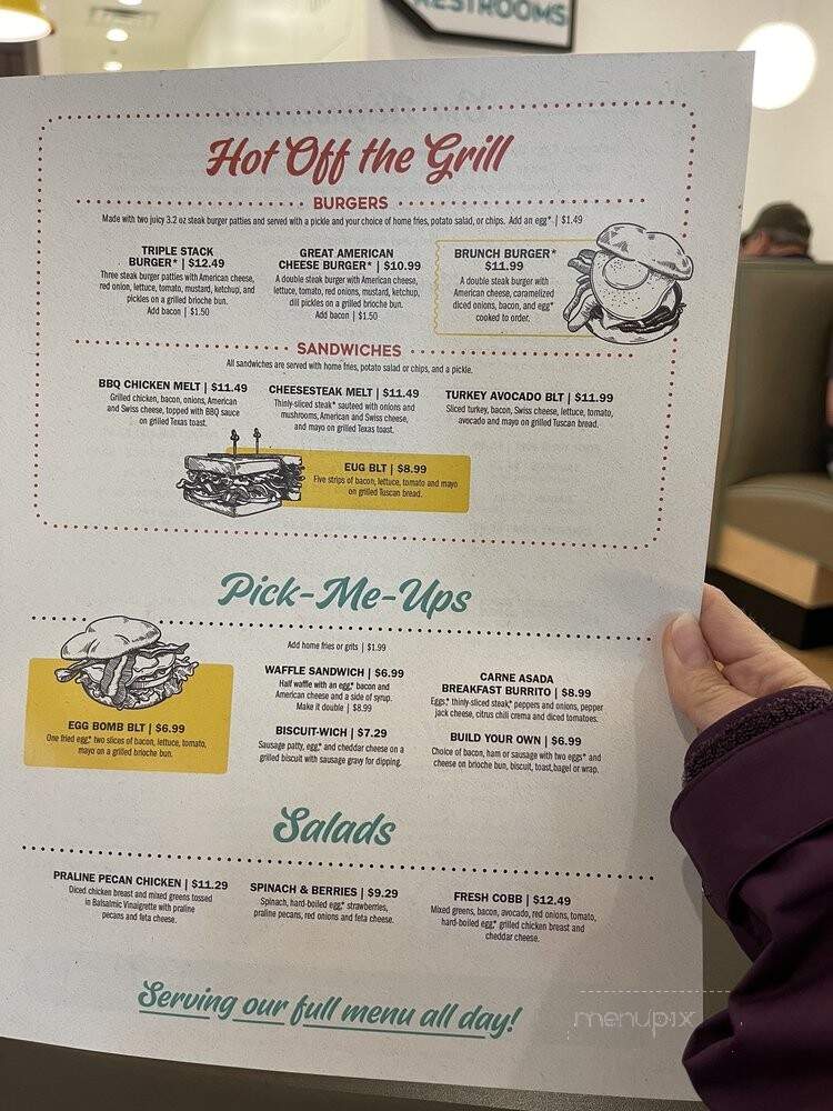 Eggs Up Grill - Canton, GA menu_pic