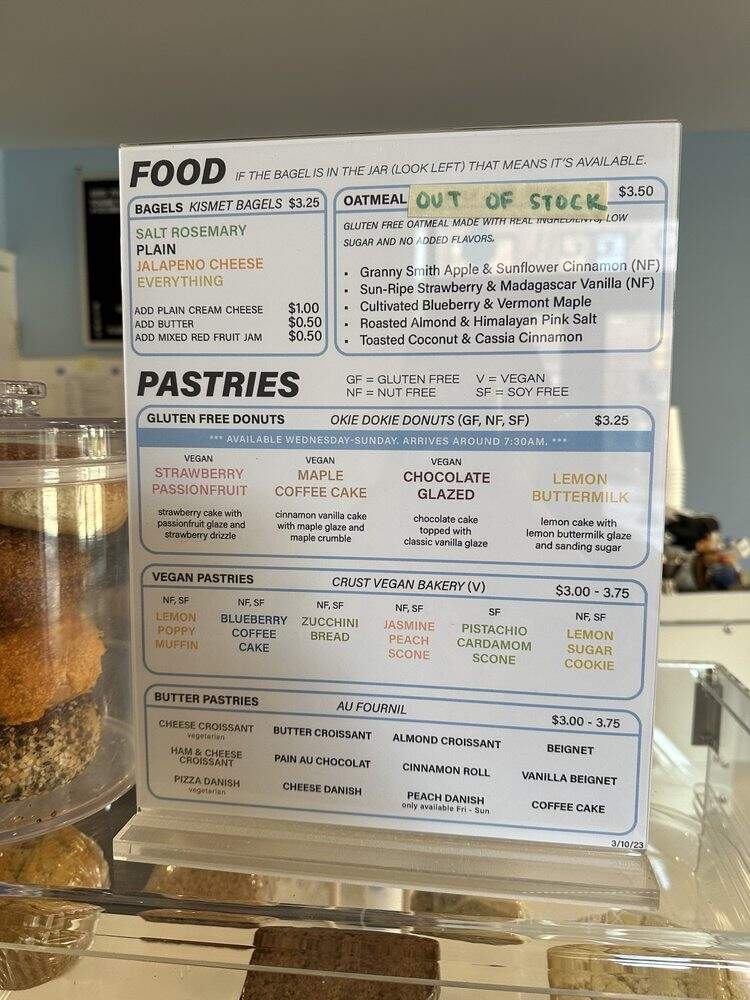 Jiggy Coffee - Philadelphia, PA menu_pic