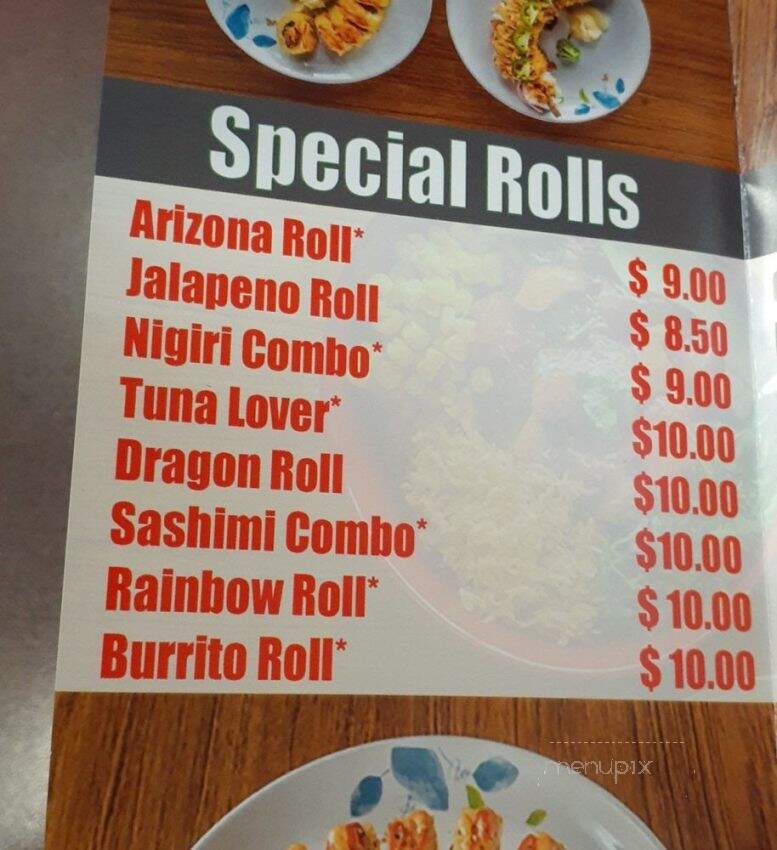 Nora Asian Fresh - Phoenix, AZ menu_pic