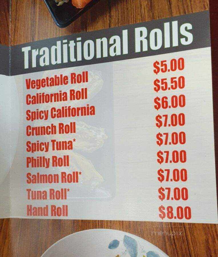 Nora Asian Fresh - Phoenix, AZ menu_pic