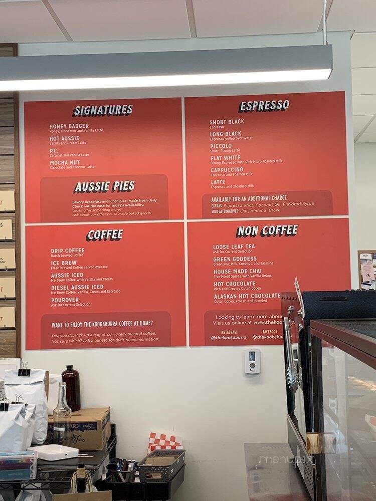 The Kookaburra Coffee - Ponte Vedra Beach, FL menu_pic