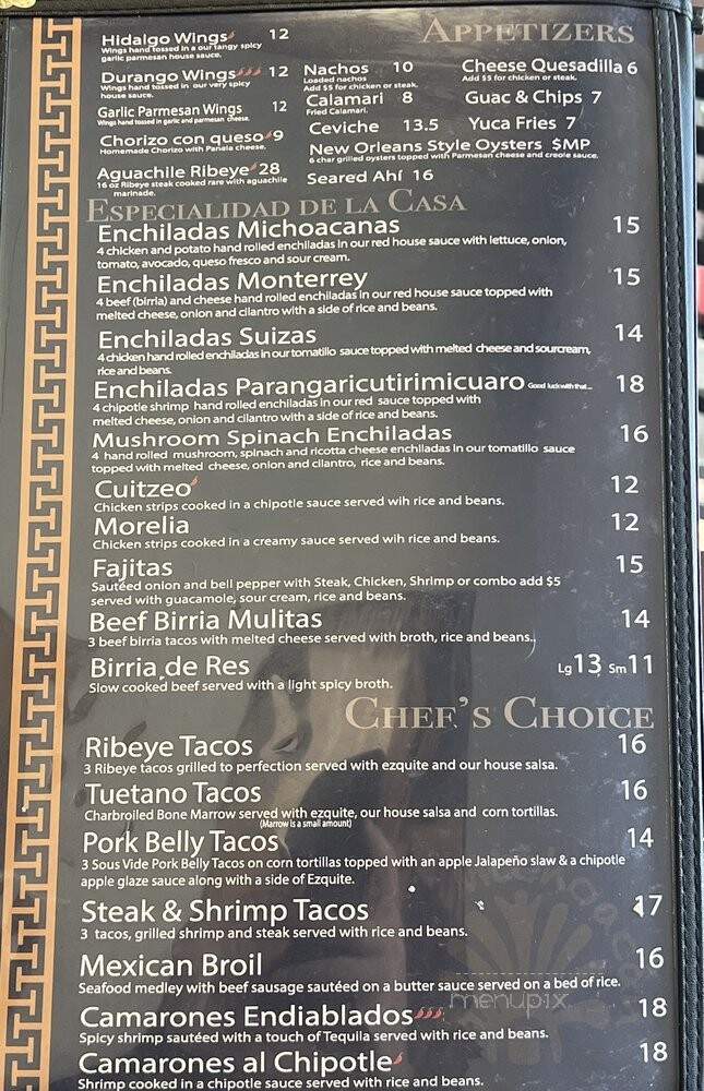 The Whole Enchilada - Albuquerque, NM menu_pic
