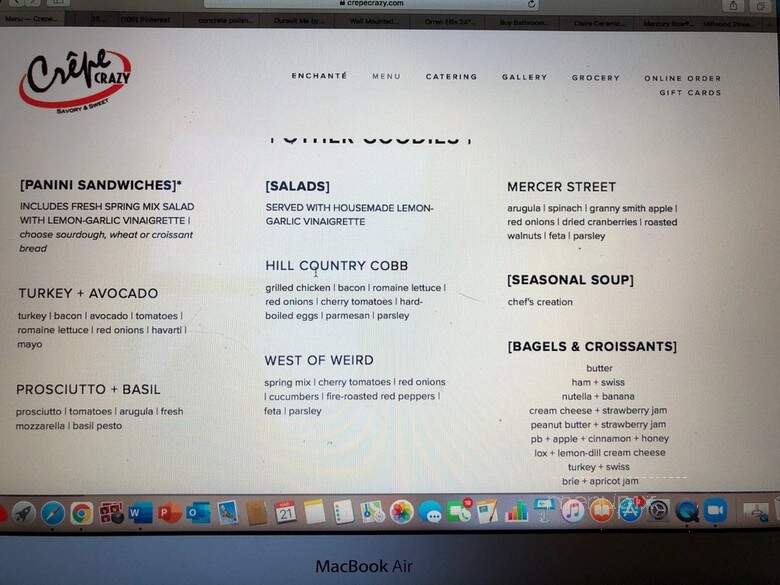 Crepe Crazy - Baltimore, MD menu_pic