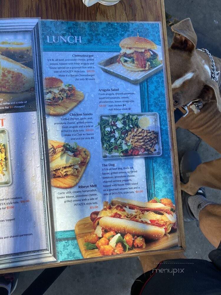 Intazza Coffee Works - San Diego, CA menu_pic