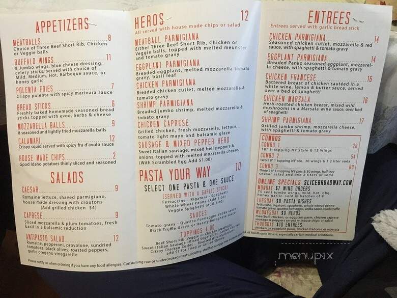 Slice Broadway - Astoria, NY menu_pic