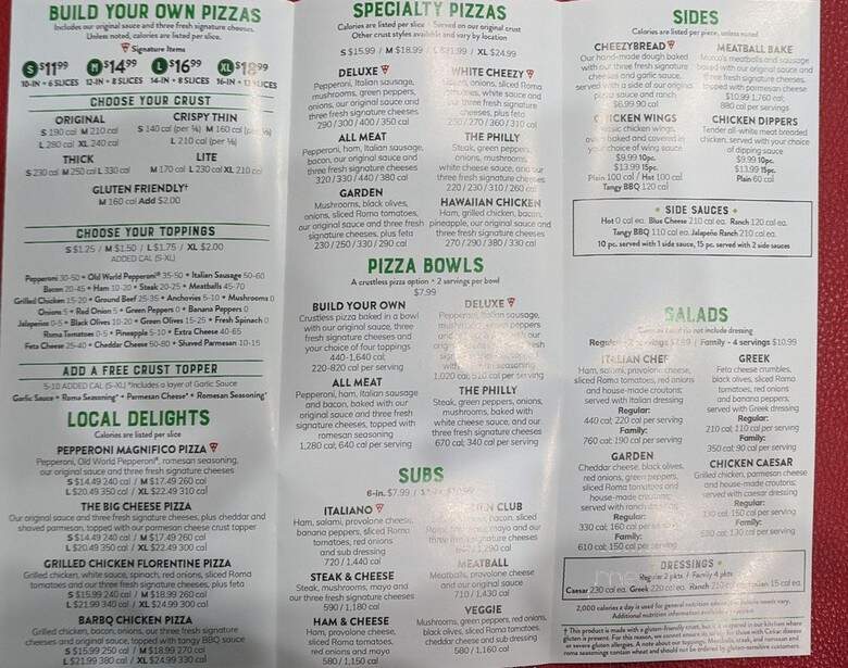 Marco's Pizza - Folsom, CA menu_pic