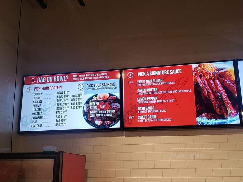 The Sauce Boiling Seafood Express - Cleveland, OH menu_pic