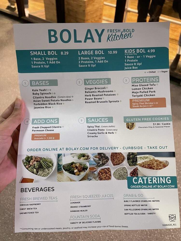 Bolay - Miami, FL menu_pic
