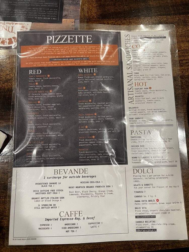 Tino's Artisan Pizza - Jersey City, NJ
