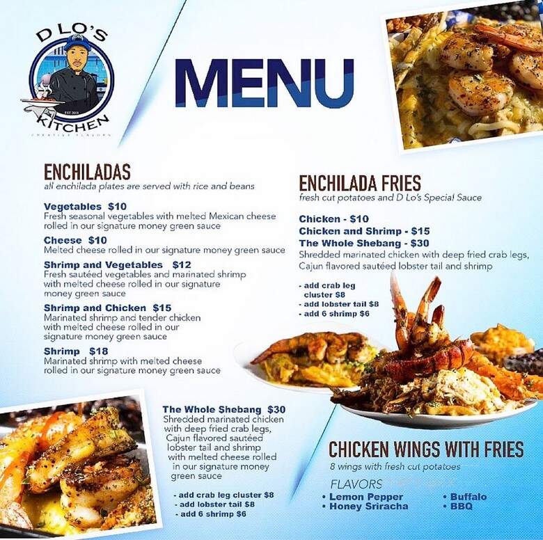 D Lo's Kitchen - Los Angeles, CA menu_pic