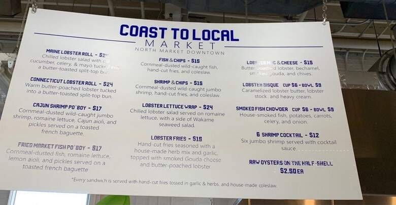 Coastal Local Seafood - Columbus, OH menu_pic