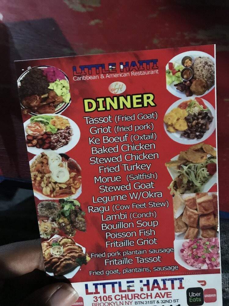 Little Haiti Carribean Restaurant - Brooklyn, NY menu_pic