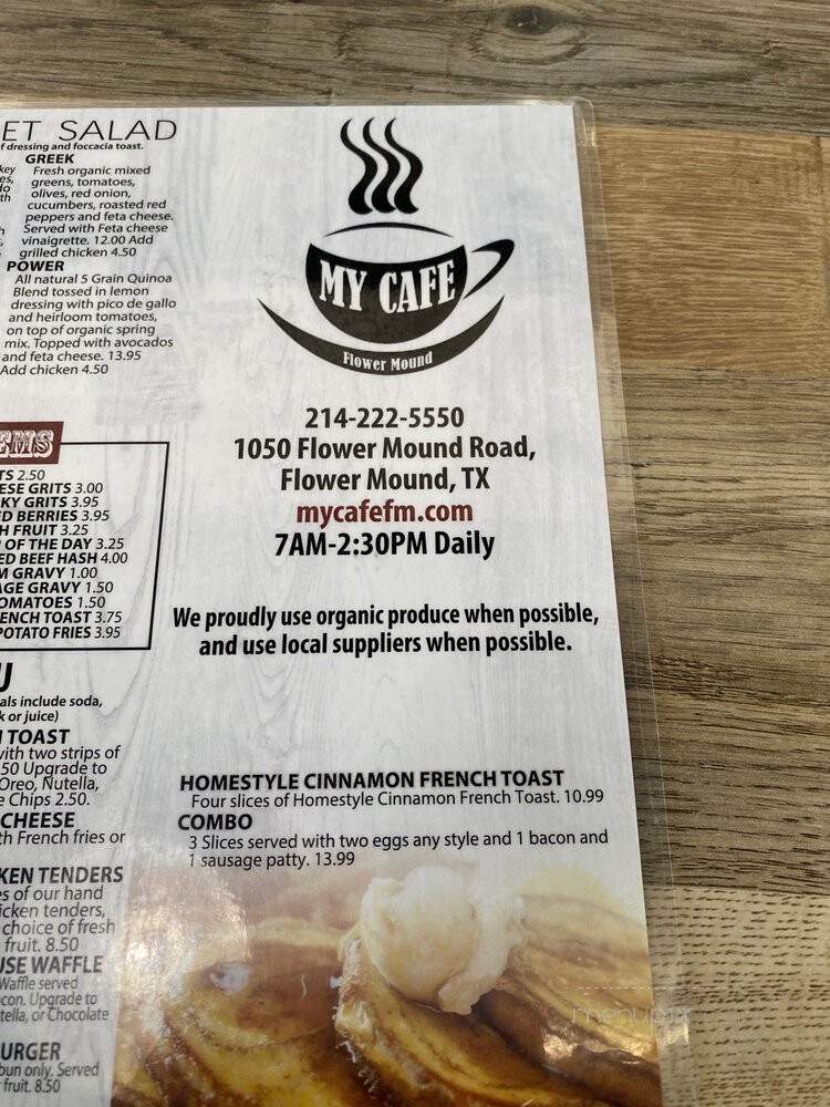 My Cafe Flo-Mo - Flower Mound, TX menu_pic