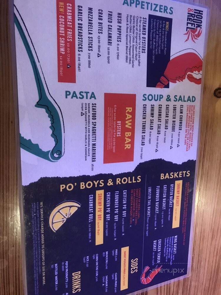 Hook & Reel Cajun Seafood & Bar - Valley Stream, NY menu_pic