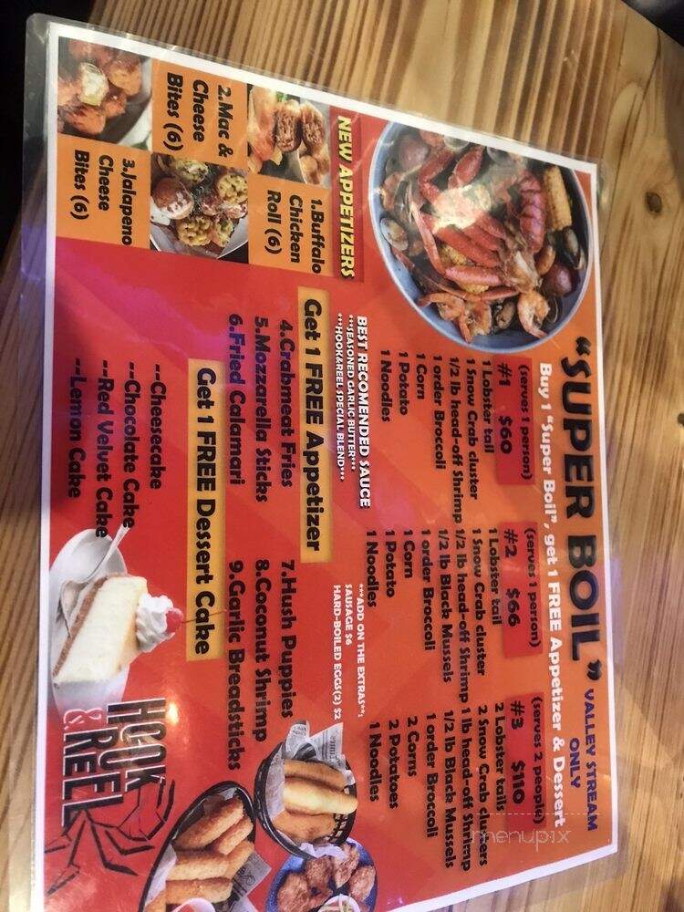 Hook & Reel Cajun Seafood & Bar - Valley Stream, NY menu_pic