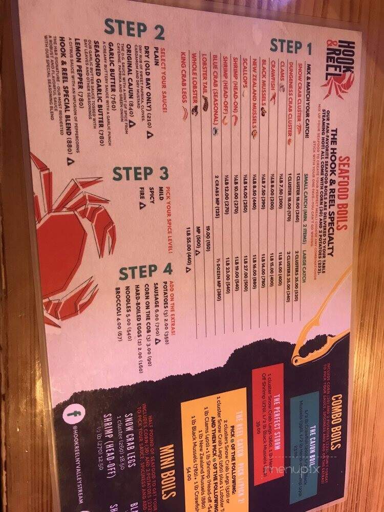 Hook & Reel Cajun Seafood & Bar - Valley Stream, NY menu_pic