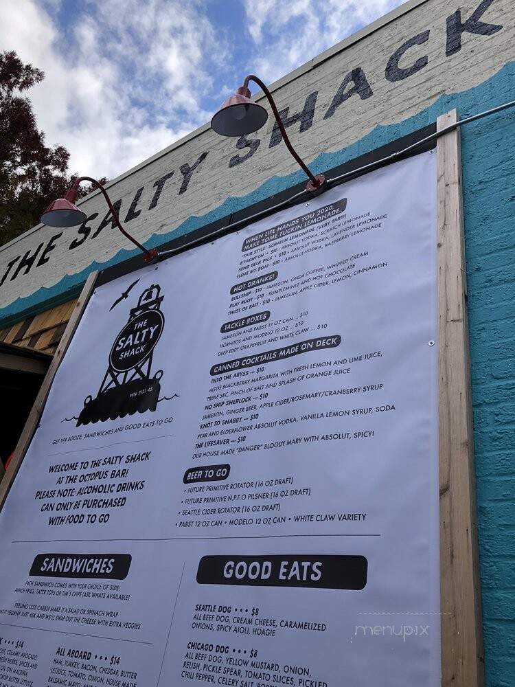 The Salty Shack - Seattle, WA menu_pic