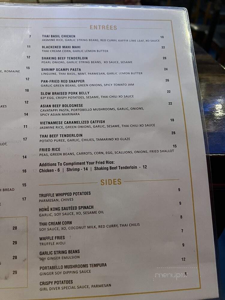 Girl Diver - Atlanta, GA menu_pic