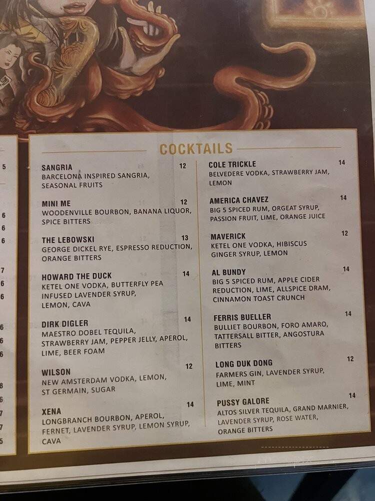 Girl Diver - Atlanta, GA menu_pic