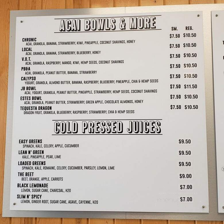 3Natives - Port St. Lucie, FL menu_pic