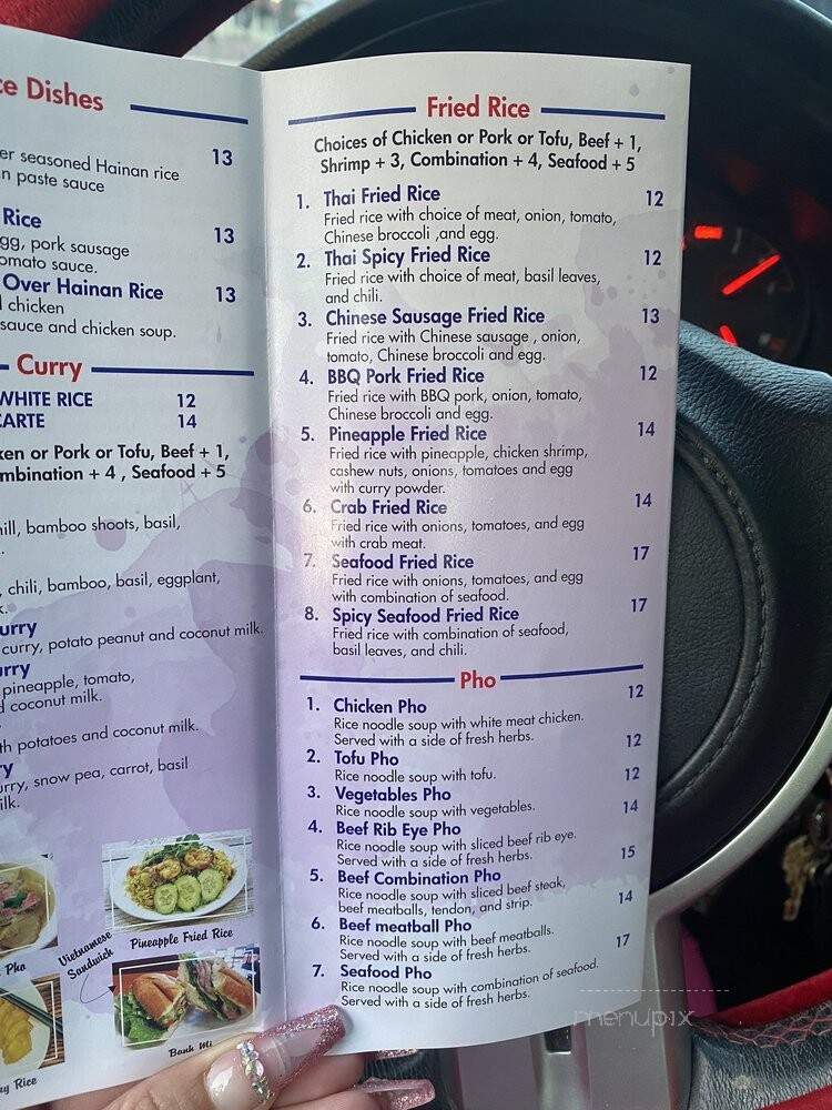 Pad Thai Bistro - Glendale, CA menu_pic