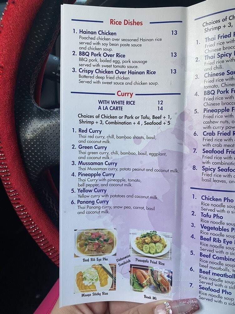 Pad Thai Bistro - Glendale, CA menu_pic