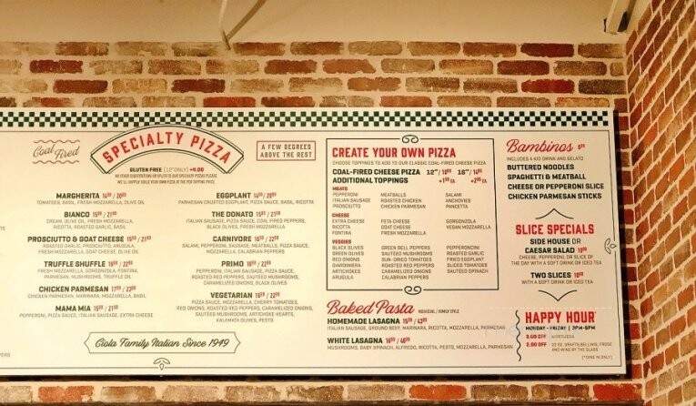 Tony C's Pizza & Beer Garden - Austin, TX menu_pic