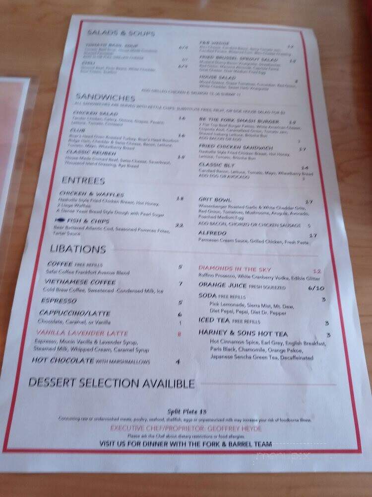 Morning Fork - Louisville, KY menu_pic