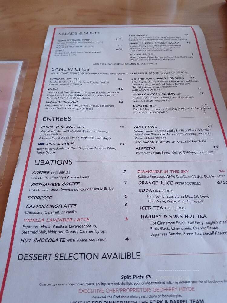 Morning Fork - Louisville, KY menu_pic