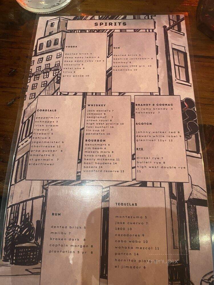 Bricks Corner - Salt Lake City, UT menu_pic