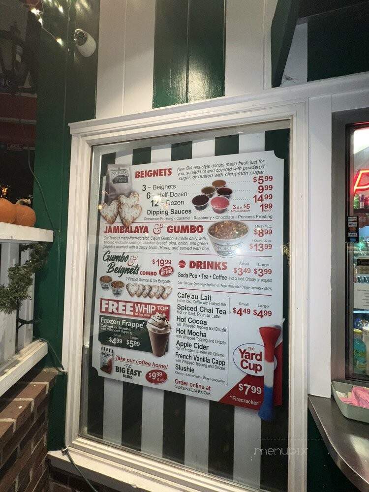 N'Orlins Beignets & Coffee - Frankenmuth, MI menu_pic