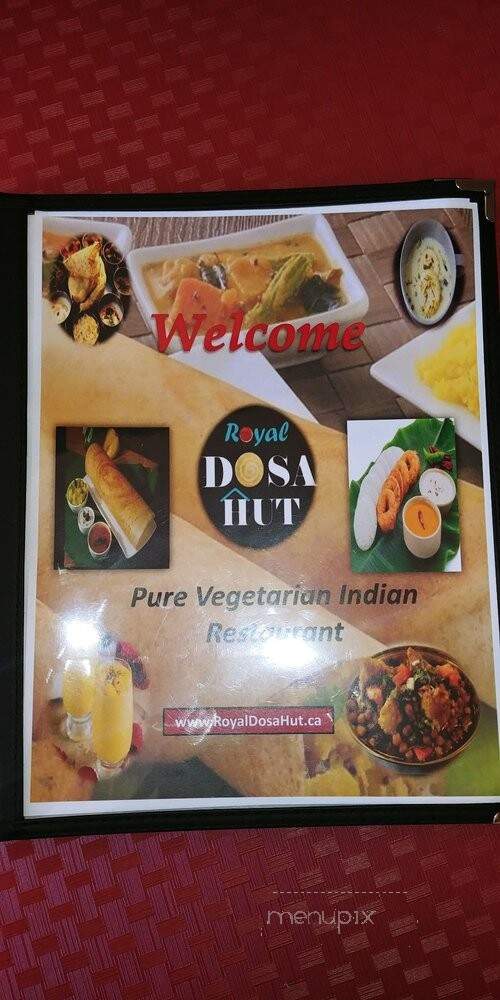 Royal Dosa Hut - Niagara Falls, ON menu_pic