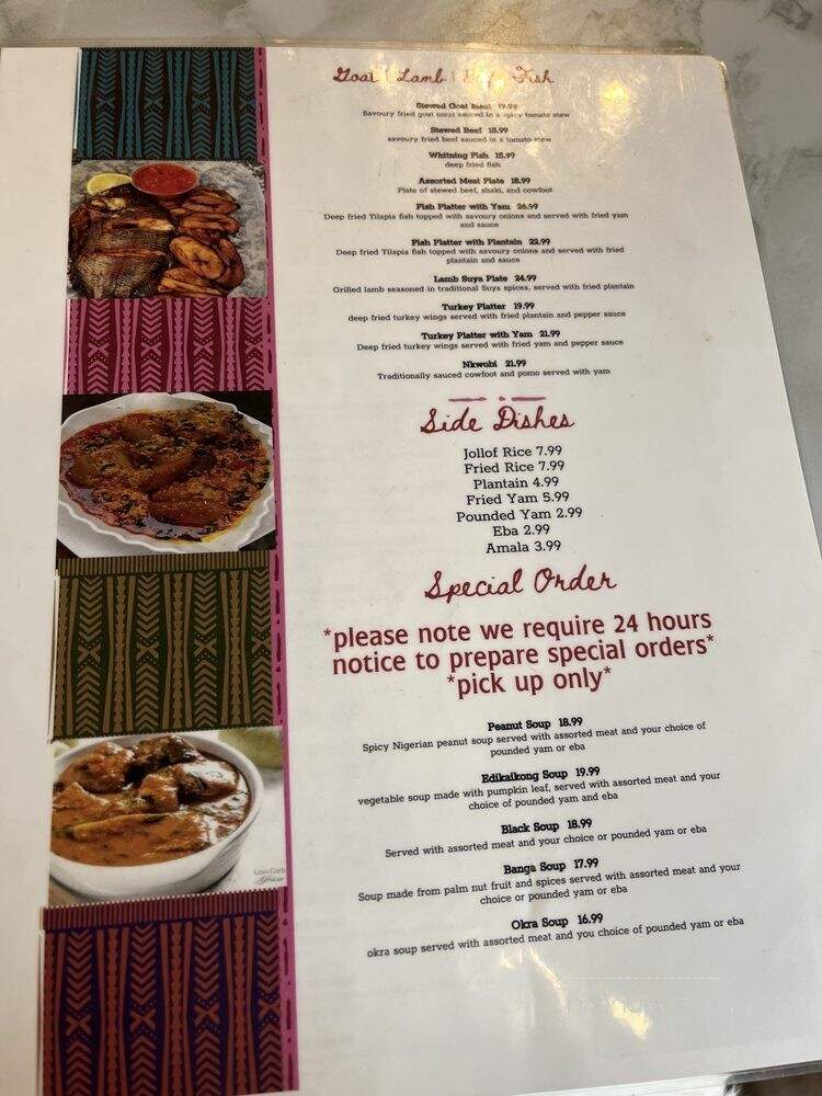 Fairouz Cafe - Ottawa, ON menu_pic