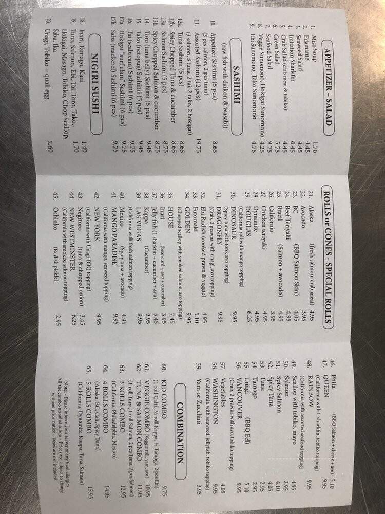 Sora Sushi House - New Westminster, BC