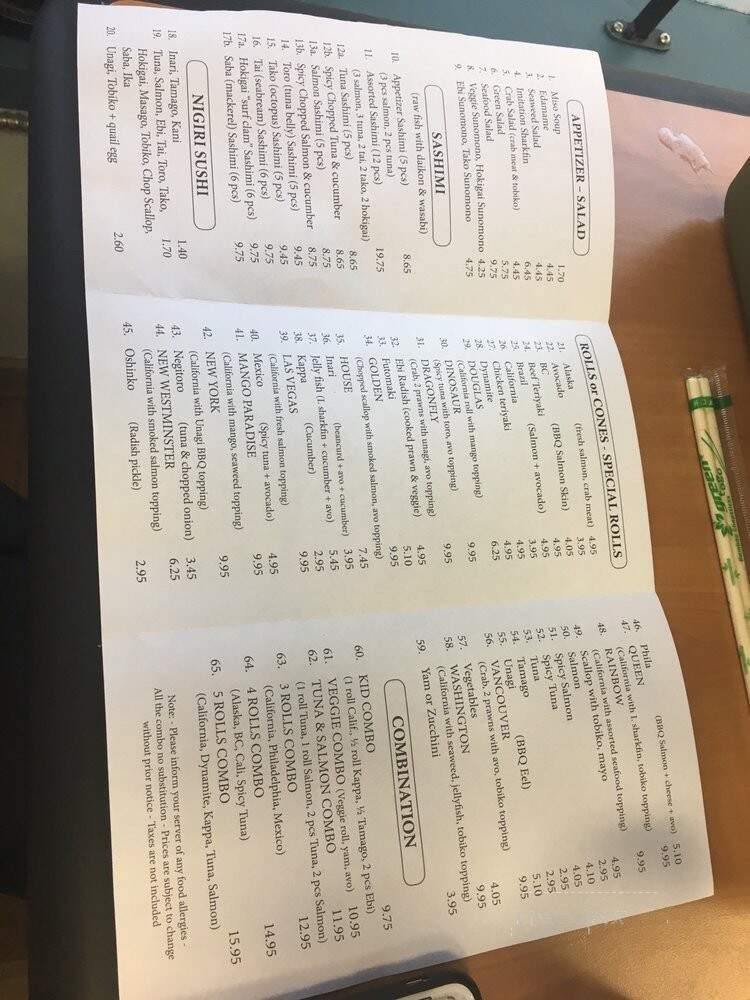 Sora Sushi House - New Westminster, BC