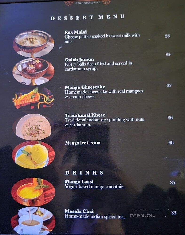 Bombay Masala Indian Restaurant - Vancouver, BC menu_pic