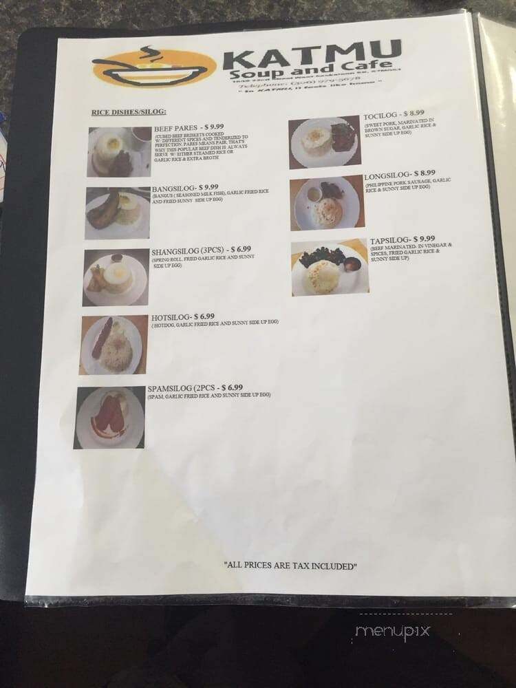 Katmu Soup & Cafe - Saskatoon, SK menu_pic