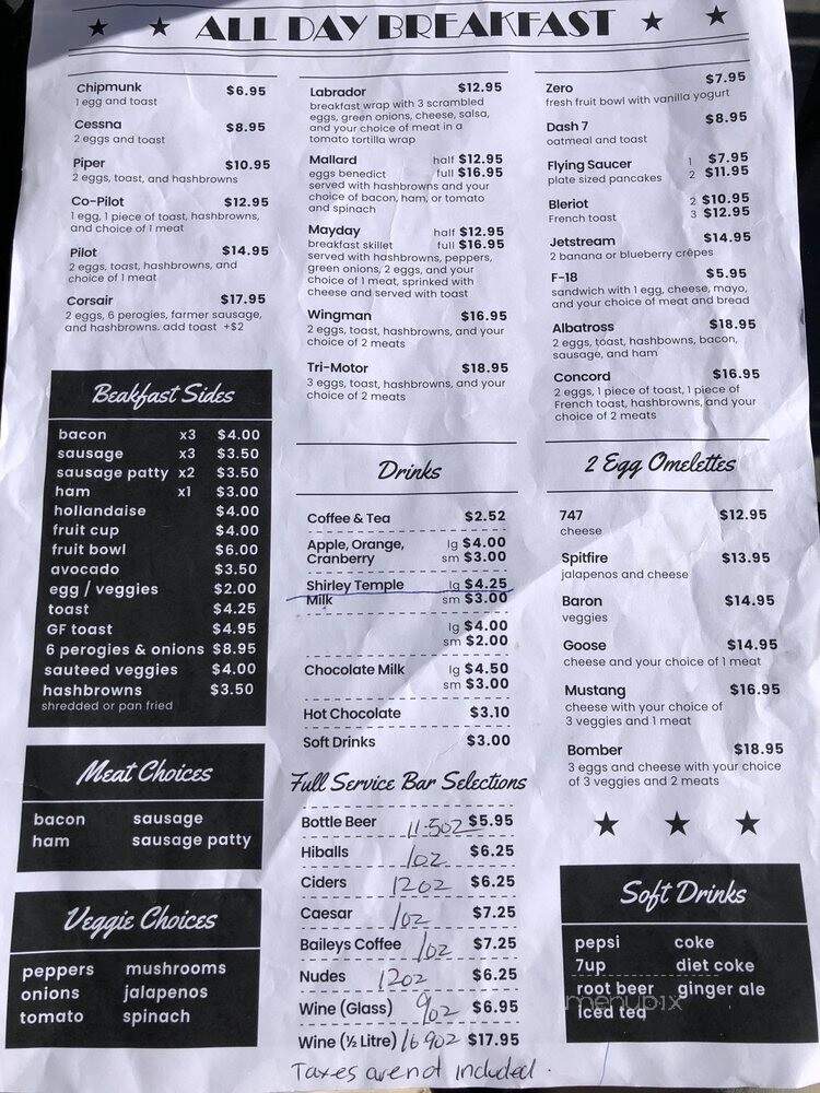 Julie's Airport Market Grill - Powell River, BC menu_pic