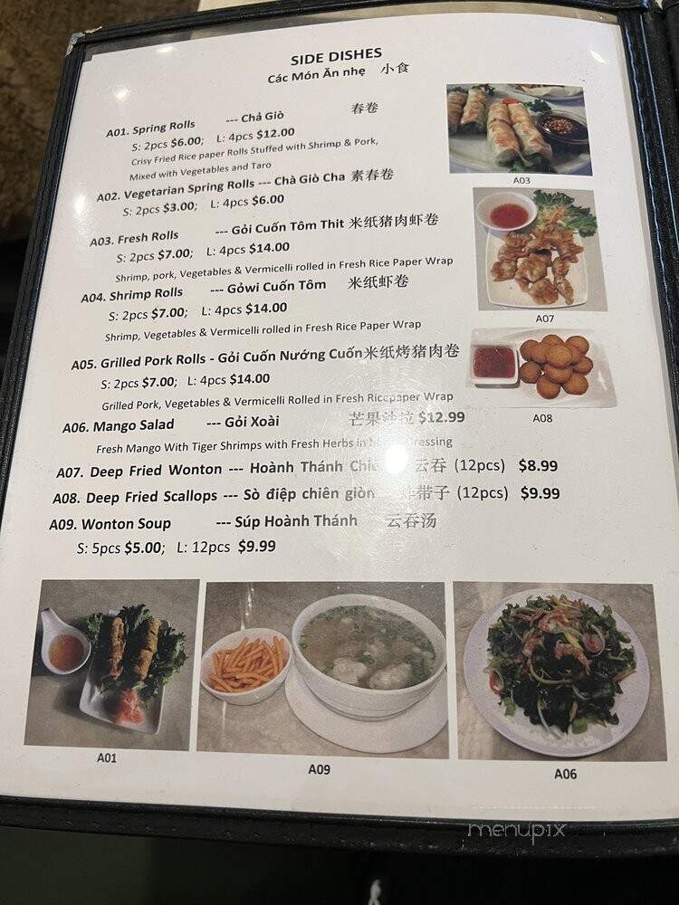 Pho Ying - Niagara Falls, ON menu_pic