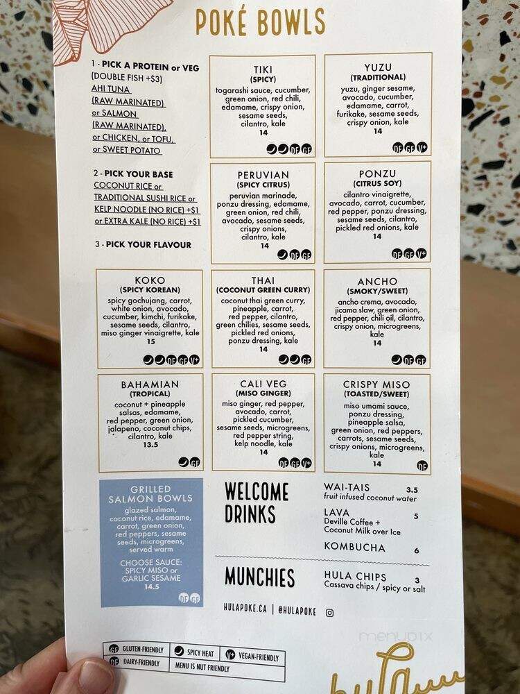 Hula Poke - Richmond, BC menu_pic