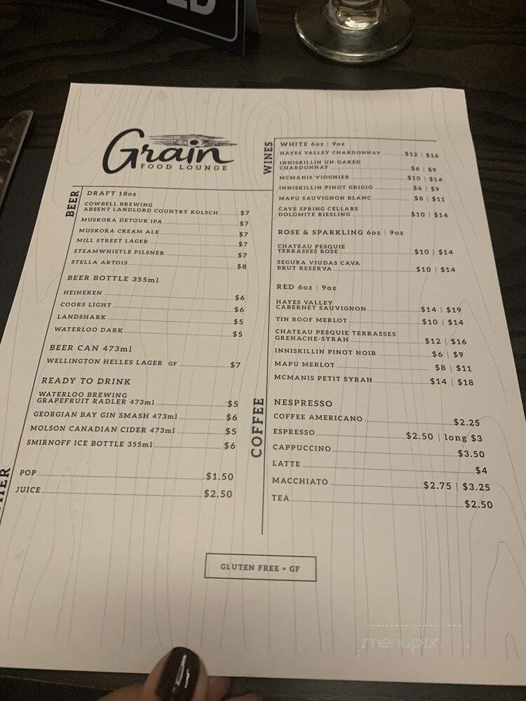 Grain Food Lounge - Kitchener, ON